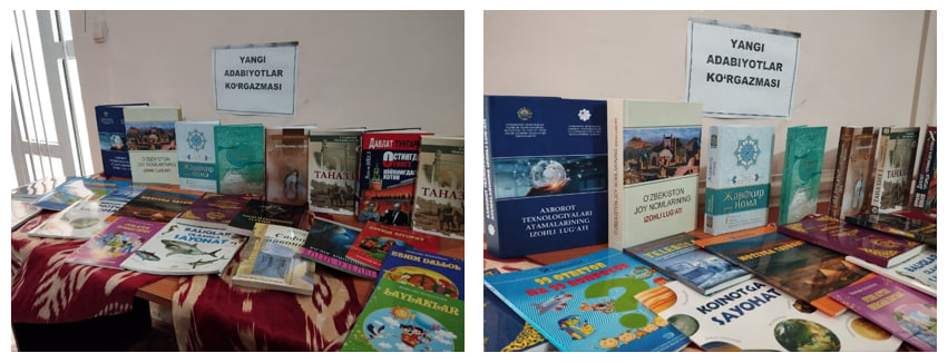 "Yangi adabiyotlar ko'rgazmasi"