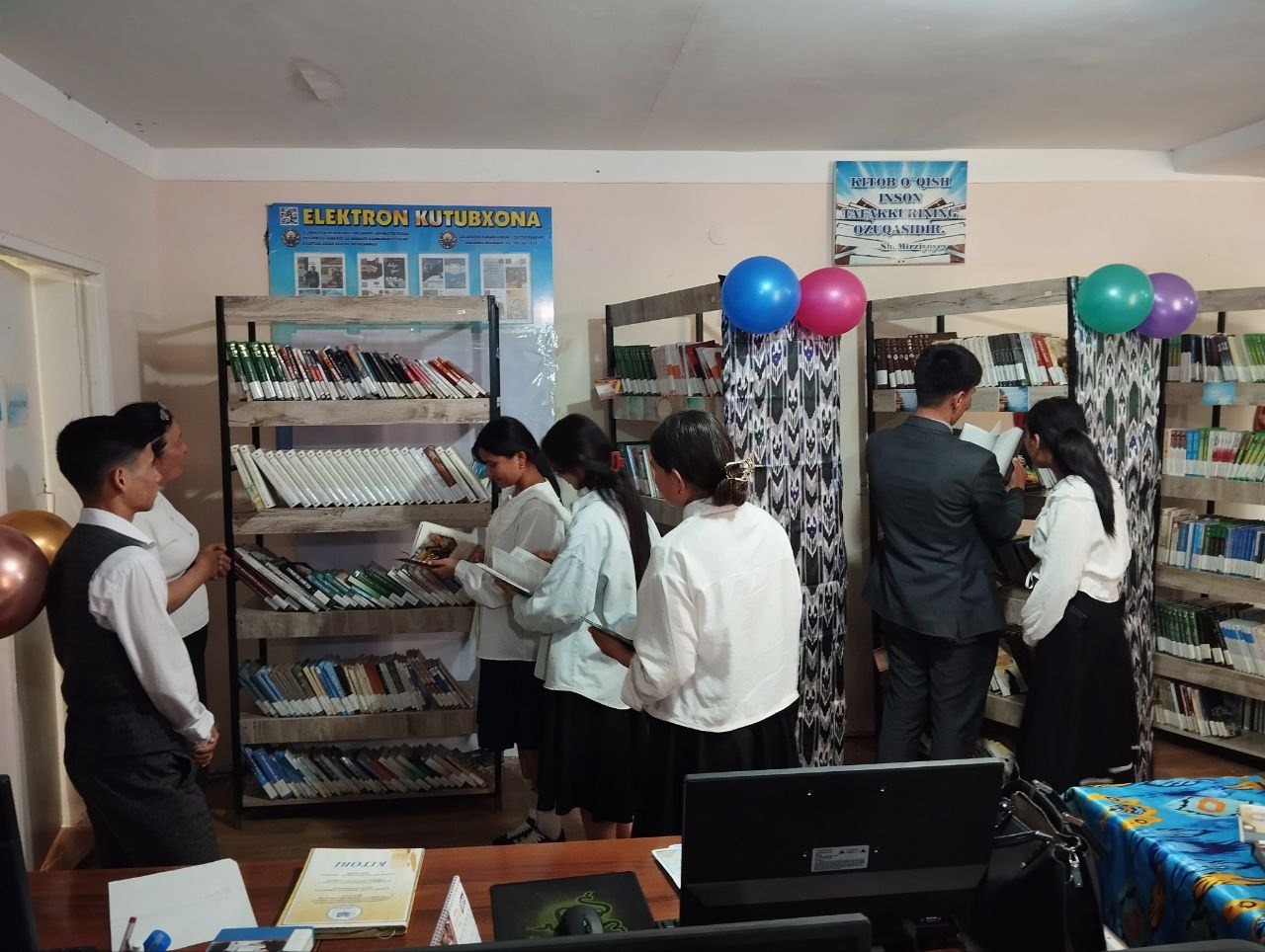 "Kutubxona nurxona" nomli ekskursiya