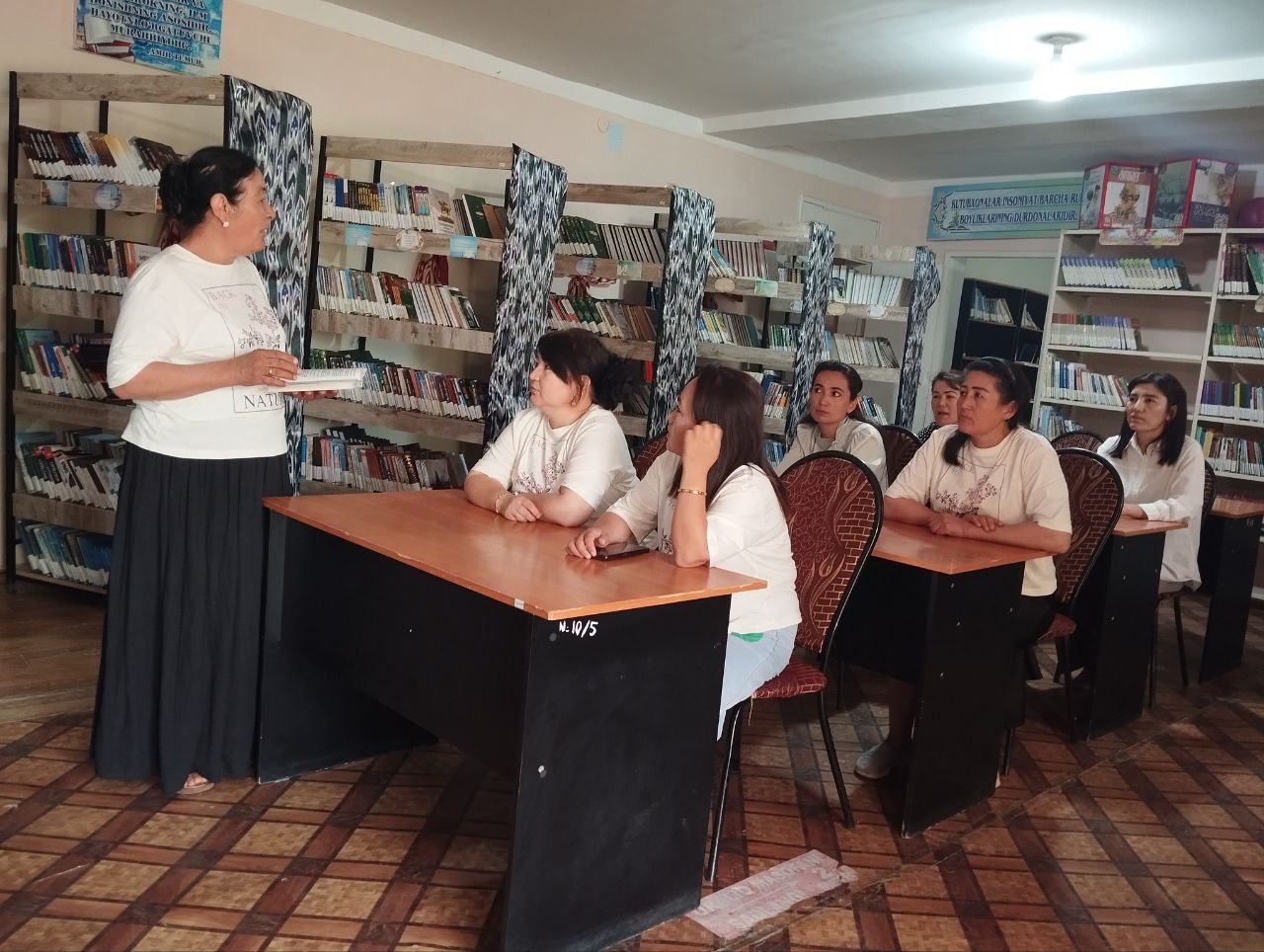 “Xotin-qizlarning jamiyatdagi rolini oshirish”  haqida suhbati