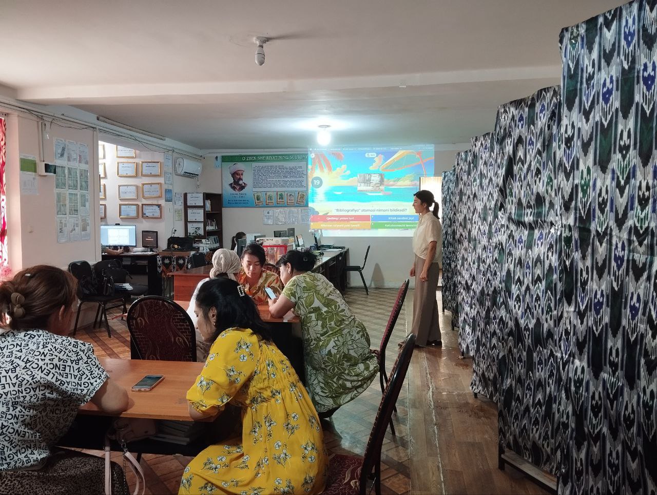 “Ma’rifatli-kutubxonachi” nomli intellektual o’yini