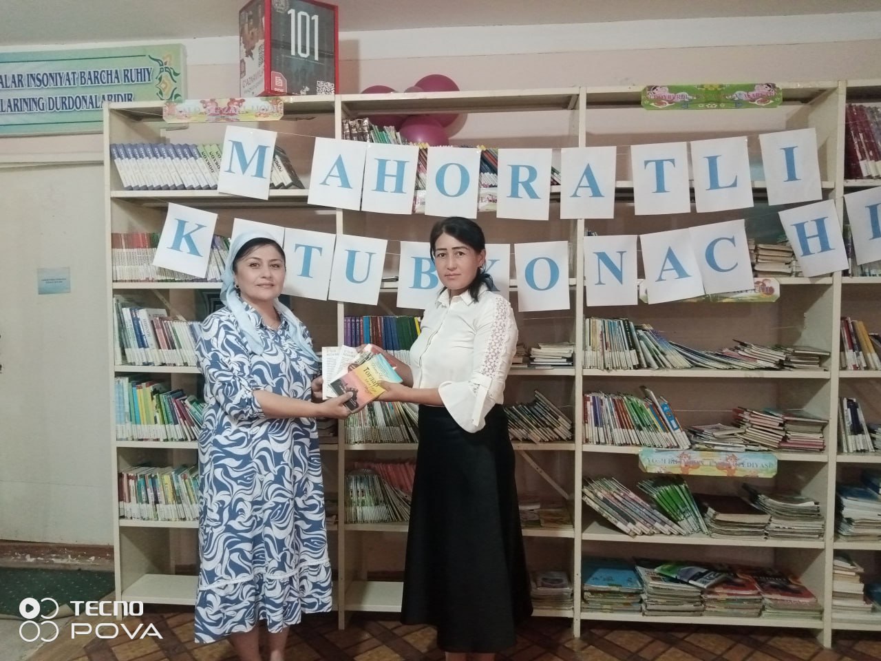 "Kutubxonaga hadyam"