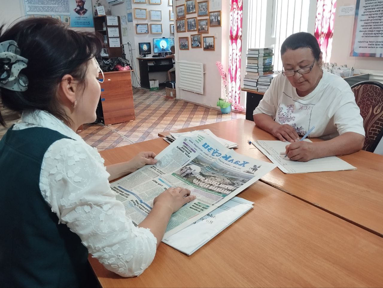 Xalq soʻzi davriy nashrlardan targʻibot tashviqot ishlari