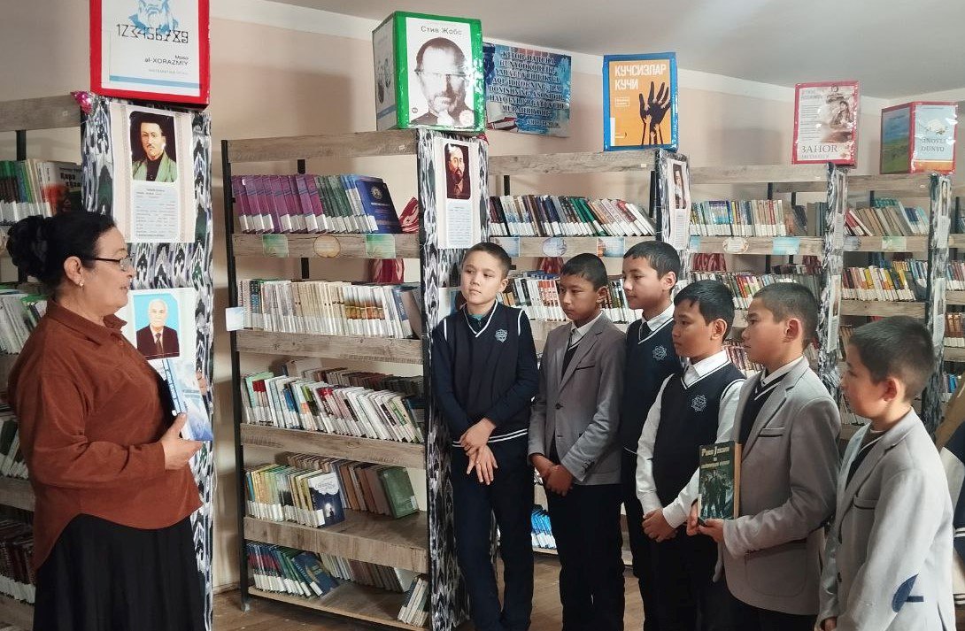 “Kitob bilimlar maskani” nomli ekskursiya