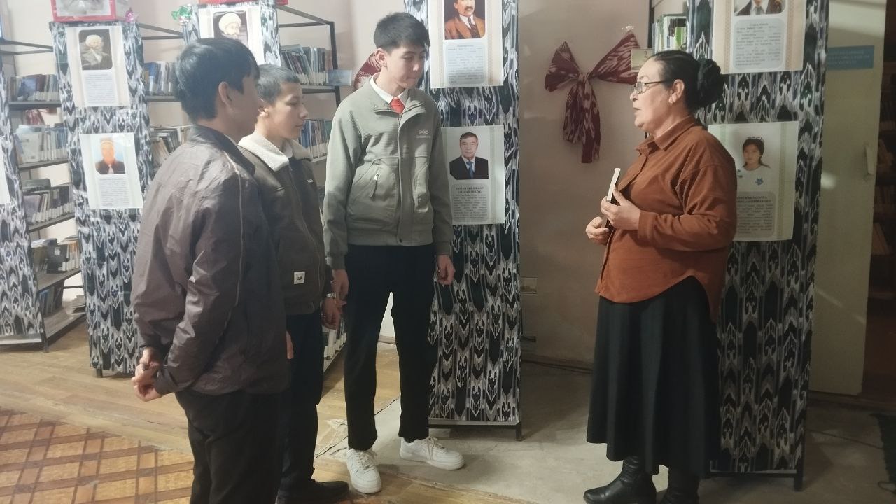 “Kitob va kitobxonlik kecha va bugun” nomli ekskursiya
