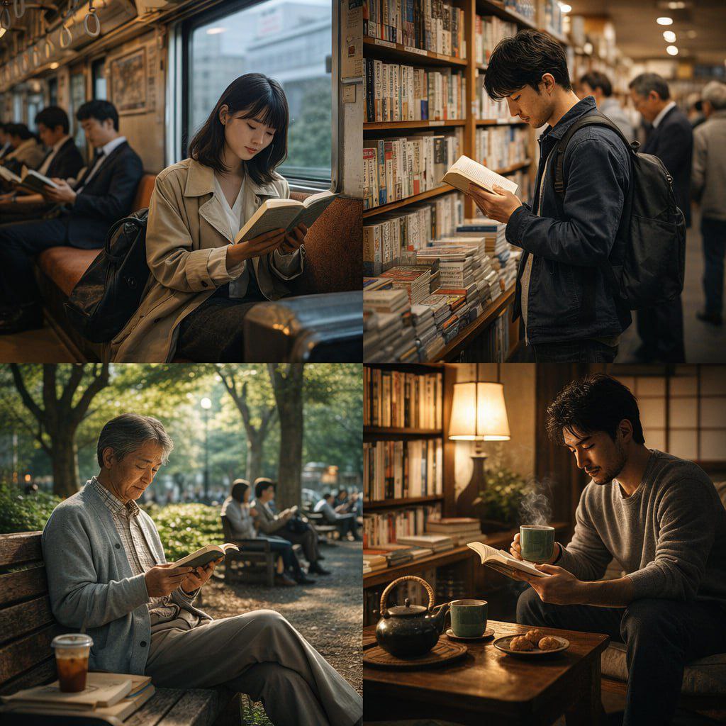 Yaponiya — kitobxonlikda dunyo rahbari