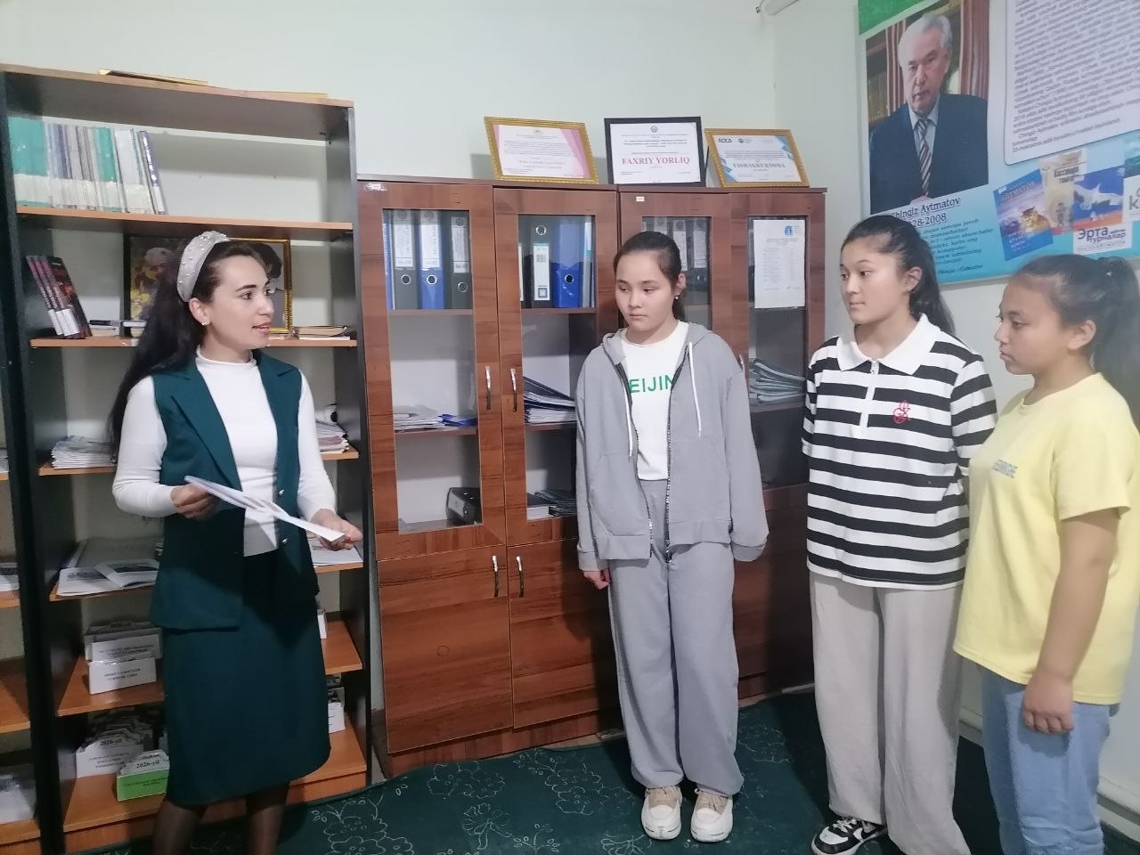 Kutubxona bo‘ylab ekskursiya 01.04.2026