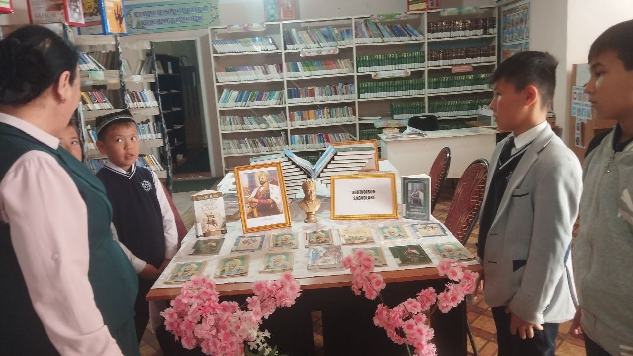 Kutubxona bo‘ylab ekskursiya 03.04.2026