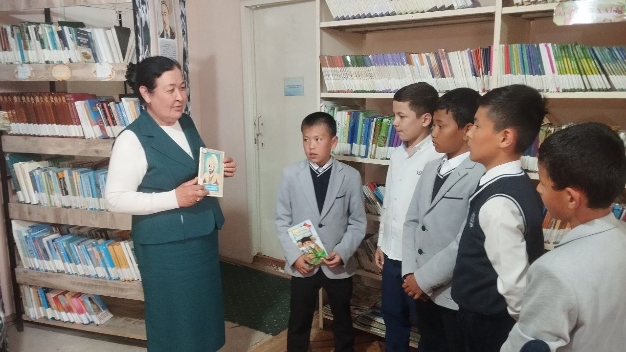 Kutubxona bo‘ylab ekskursiya 08.04.2026