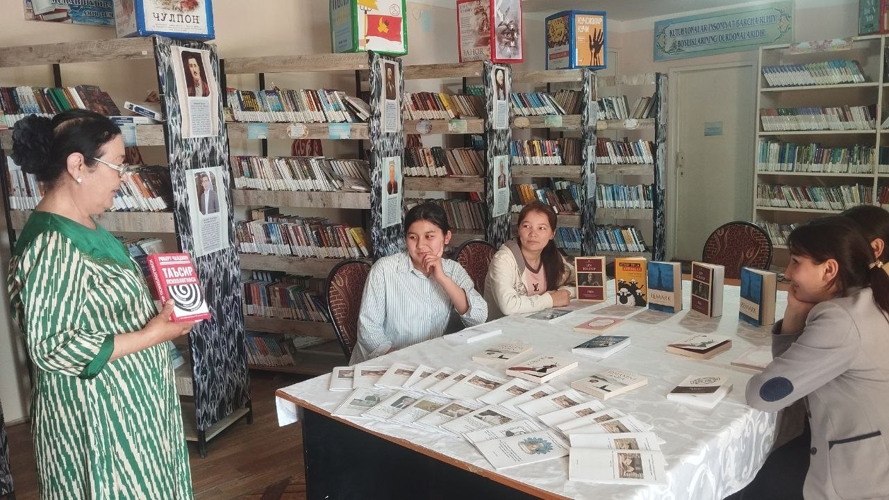 Kutubxona bo‘ylab ekskursiya 10.04.2026