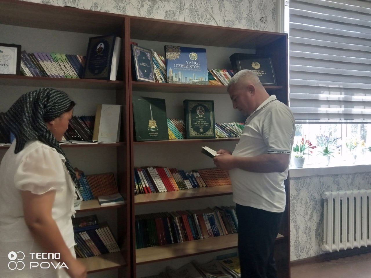 "Kitob-ma'naviyat manbai" nomli kitob burchagi